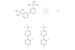 eMolecules​&nbsp;Pharmablock / 4-tert-butyl-2-(4-tert-butyl-2-pyridyl)pyridine2-(24-difluorobenzene-6-id-1-yl)-5-(trifluoromethyl)pyridineiridium(3)hexafluorophosphate / 25mg / 799220604 / PBC00047 / 0.000 / 870987-63-6 / [null] / 1121.927 / C42H34F16IrN4P