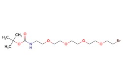 eMolecules​&nbsp;Pharmablock / tert-butyl N-[2-[2-[2-[2-(2-bromoethoxy)ethoxy]ethoxy]ethoxy]ethyl]carbamate / 25mg / 794217297 / PBY0509 / 0.000 / 1392499-32-9 / MFCD31536756 / 400.310 / C15H30BrNO6