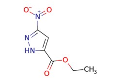 eMolecules​&nbsp;Pharmablock / ethyl 3-nitro-1H-pyrazole-5-carboxylate / 25mg / 788589528 / PBXAA440 / 0.000 / 39846-84-9 / MFCD00757965 / 185.139 / C6H7N3O4