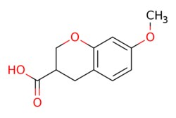 eMolecules​&nbsp;Pharmablock / 7-methoxychromane-3-carboxylic acid / 25mg / 767154538 / PBT2527 / 0.000 / 3187-51-7 / MFCD00598395 / 208.213 / C11H12O4