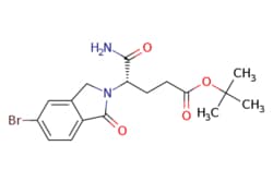 eMolecules​&nbsp;Pharmablock / tert-butyl (4S)-5-amino-4-(5-bromo-1-oxo-isoindolin-2-yl)-5-oxo-pentanoate / 25mg / 761508353 / PBCH897 / 0.000 / 2228048-72-2 / [null] / 397.269 / C17H21BrN2O4