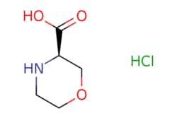 eMolecules​&nbsp;Pharmablock / (3R)-morpholine-3-carboxylic acid hydrochloride / 100mg / 717688144 / PBN20121918-1 / 0.000 / 1187928-88-6 / MFCD06809588 / 167.590 / C5H10ClNO3