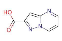 eMolecules​&nbsp;Pharmablock / pyrazolo[15-a]pyrimidine-2-carboxylic acid / 25mg / 717426197 / PB95989 / 0.000 / 378211-85-9 / MFCD00297221 / 163.136 / C7H5N3O2