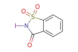 eMolecules​&nbsp;86340-94-5 | 2-iodo-1,1-dioxo-1,2-benzothiazol-3-one | Pharmablock | MFCD09037939 | 309.080 | C7H4INO3S | 97.000 | IN1C(=O)c2ccccc2S1(=O)=O | 25mg | 713711830