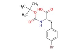 eMolecules​&nbsp;Pharmablock / (2S)-3-(4-bromophenyl)-2-[(tert-butoxy)carbonyl]aminopropanoic acid / 100mg / 713708437 / PB90564 / 0.000 / 62129-39-9 / MFCD00237571 / 344.205 / C14H18BrNO4
