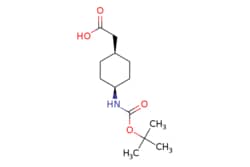 eMolecules​&nbsp;Pharmablock / cis-2-[4-(tert-butoxycarbonylamino)cyclohexyl]acetic acid / 50mg / 703157463 / PBLJ0845 / 0.000 / 327156-95-6 / MFCD01862296 / 257.330 / C13H23NO4