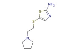 eMolecules​&nbsp;1042777-99-0 | Ambeed |  5-(2-(Pyrrolidin-1-yl)ethylthio)thiazol-2-amine |  100mg | 666598647 | A663639 | MFCD11171355 | 229.36 |  C9H15N3S2