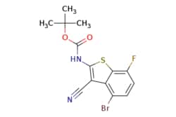eMolecules​ 2649788-79-2 | Pharmablock | tert-butyl N-(4-bromo-3-cyano-7-fluoro-benzothiophen-2-yl)carbamate