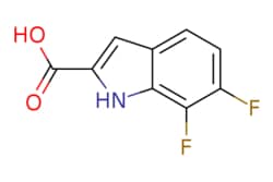 eMolecules​&nbsp;Pharmablock / 67-difluoro-1H-indole-2-carboxylic acid / 25mg / 662700147 / PBU7997 / 0.000 / 247564-68-7 / MFCD30675178 / 197.141 / C9H5F2NO2