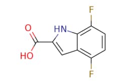 eMolecules​ Pharmablock / 47-difluoro-1H-indole-2-carboxylic acid / 25mg