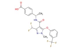 eMolecules​ Ambeed / (S)-4-(1-(3-(Difluoromethyl)-1-methyl-5-(3-(trifluoromethyl)phenoxy)-1H-pyrazole-4-carboxamido)ethyl)benzoic