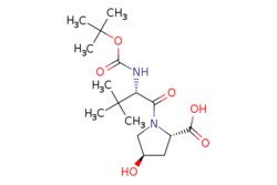 eMolecules​&nbsp;Ambeed / (2S4R)-1-((S)-2-((tert-Butoxycarbonyl)amino)-33-dimethylbutanoyl)-4-hydroxypyrrolidine-2-carboxylic acid / 250mg / 633419163 / A802803 /  / 630421-46-4 / MFCD30729679 / 344.408 / C16H28N2O6