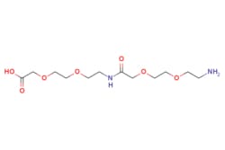 eMolecules​&nbsp;Pharmablock / 2-[2-[2-[[2-[2-(2-aminoethoxy)ethoxy]acetyl]amino]ethoxy]ethoxy]acetic acid / 25mg / 624171186 / PBT0267 / 0.000 / 1143516-05-5 / MFCD13184942 / 308.331 / C12H24N2O7