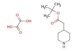 eMolecules​&nbsp;ChemScene / tert-Butyl 2-(piperidin-4-yl)acetate oxalate / 100mg / 601110718 / CS-W022985 / 0.000 / 1360438-13-6 / MFCD16659936 / 289.328 / C13H23NO6