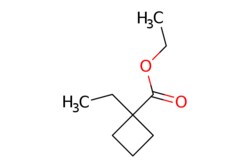 eMolecules​&nbsp;783305-70-4 | ethyl 1-ethylcyclobutanecarboxylate | Pharmablock | MFCD12031298 | 156.225 | C9H16O2 | 97.000 | CCOC(=O)C1(CC)CCC1 | 25mg | 596386574