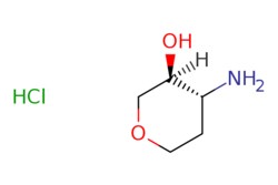 eMolecules​&nbsp;Pharmablock / (3S4R)-4-aminooxan-3-ol hydrochloride / 50mg / 586153696 / PBZJ8003-01 / 0.000 / 1630815-44-9 / MFCD28166274 / 153.610 / C5H12ClNO2
