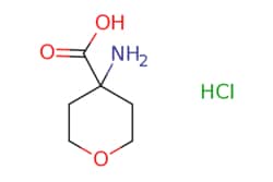 eMolecules​&nbsp;Pharmablock / 4-aminooxane-4-carboxylic acid hydrochloride / 25mg / 586152458 / PBY2010130-1 / 0.000 / 217299-03-1 / MFCD02683135 / 181.620 / C6H12ClNO3