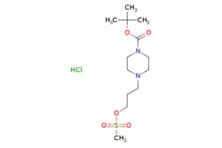 eMolecules​&nbsp;Pharmablock / tert-butyl 4-[3-(methanesulfonyloxy)propyl]piperazine-1-carboxylate hydrochloride / 50mg / 586151069 / PBU12235-01 / 0.000 / 1630906-98-7 / MFCD28166268 / 358.880 / C13H27ClN2O5S