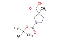 eMolecules​&nbsp;Pharmablock / 1-tert-butoxycarbonyl-3-methyl-pyrrolidine-3-carboxylic acid / 50mg / 586147388 / PBN2011897 / 0.000 / 887587-09-9 / MFCD15071411 / 229.276 / C11H19NO4