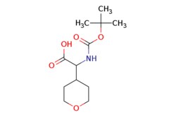 eMolecules​&nbsp;182287-49-6 | 2-((tert-butoxycarbonyl)amino)-2-(tetrahydro-2h-pyran-4-yl)acetic acid | Pharmablock | MFCD04114473 | 259.302 | C12H21NO5 | 97.000 | CC(C)(C)OC(=O)NC(C1CCOCC1)C(O)=O | 25mg | 586145448
