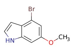 eMolecules​ Pharmablock / 4-bromo-6-methoxy-1H-indole / 25mg / 586145040