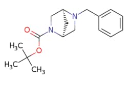 eMolecules​&nbsp;Pharmablock / tert-butyl (1S4S)-5-benzyl-25-diazabicyclo[2.2.1]heptane-2-carboxylate / 25mg / 586142544 / PB94865 / 0.000 / 132666-68-3 / MFCD16661213 / 288.391 / C17H24N2O2