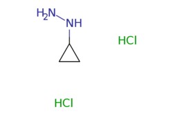 eMolecules​&nbsp;Pharmablock / cyclopropylhydrazine dihydrochloride / 25mg / 586142002 / PB90369-1 / 0.000 / 1374652-23-9 / MFCD22380553 / 145.030 / C3H10Cl2N2