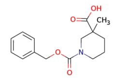 eMolecules​&nbsp;Pharmablock / 1-[(benzyloxy)carbonyl]-3-methylpiperidine-3-carboxylic acid / 25mg / 586140689 / PB07035 / 0.000 / 174543-78-3 / MFCD11559118 / 277.320 / C15H19NO4