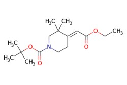 eMolecules​ Pharmablock / tert-butyl (4E)-4-(2-ethoxy-2-oxoethylidene)-33-dimethylpiperidine-1-carboxylate