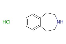 eMolecules​&nbsp;Pharmablock / 2345-tetrahydro-1h-3-benzazepine hydrochloride / 25mg / 586139301 / PB03937-01 / 0.000 / 17379-01-0 / MFCD08073397 / 183.680 / C10H14ClN
