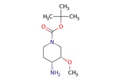 eMolecules​ 1171124-68-7 | Pharmablock | tert-butyl cis-4-amino-3-methoxy-piperidine-1-carboxylate