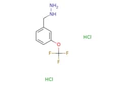 eMolecules​&nbsp;Pharmablock / [3-(trifluoromethoxy)phenyl]methylhydrazine dihydrochloride / 25mg / 586136317 / PB00210-01 / 0.000 / 1427396-65-3 / MFCD21642365 / 279.080 / C8H11Cl2F3N2O