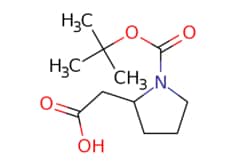 eMolecules​&nbsp;Ambeed / 2-(1-(tert-Butoxycarbonyl)pyrrolidin-2-yl)acetic acid / 250mg / 570580035 / A733164 /  / 194154-91-1 / MFCD02179026 / 229.276 / C11H19NO4