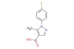 eMolecules​&nbsp;ChemScene / 1-(4-Fluorophenyl)-5-methyl-1H-pyrazole-4-carboxylic acid / 250mg / 559779717 / CS-0096782 / 0.000 / 217073-76-2 / MFCD02677737 / 220.203 / C11H9FN2O2