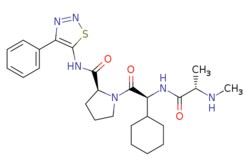 eMolecules​ Ambeed / (S)-1-((S)-2-Cyclohexyl-2-((S)-2-(methylamino)propanamido)acetyl)-N-(4-phenyl-123-thiadiazol-5-yl)pyrrolidine-2-carboxamide
