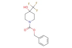 eMolecules​&nbsp;Pharmablock / benzyl 4-hydroxy-4-(trifluoromethyl)piperidine-1-carboxylate / 100mg / 551321744 / PB06448 / 0.000 / 946504-83-2 / MFCD19686795 / 303.281 / C14H16F3NO3