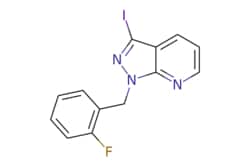 eMolecules​ 1313738-72-5 | Pharmablock | 1-[(2-fluorophenyl)methyl]-3-iodo-1H-pyrazolo[34-b]pyridine