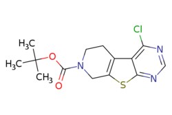 eMolecules​ Pharmablock / tert-butyl 3-chloro-8-thia-4611-triazatricyclo[7.4.0.0]trideca-1(9)2(7)35-tetraene-11-carboxylate