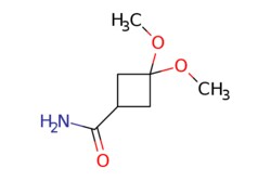 eMolecules​&nbsp;Pharmablock / 33-dimethoxycyclobutanecarboxamide / 25mg / 551290570 / PBU1499 / 0.000 / 2360931-42-4 / [null] / 159.185 / C7H13NO3