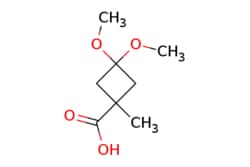 eMolecules​&nbsp;Pharmablock / 33-dimethoxy-1-methylcyclobutane-1-carboxylic acid / 250mg / 551271077 / PBN20121316 / 0.000 / 1408075-28-4 / MFCD23106030 / 174.196 / C8H14O4