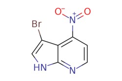 eMolecules​&nbsp;869335-36-4 | 3-bromo-4-nitro-1H-pyrrolo[2,3-b]pyridine | Pharmablock | MFCD09880133 | 242.032 | C7H4BrN3O2 | 97.000 | [O-][N+](=O)c1ccnc2[nH]cc(Br)c12 | 25mg | 551245477