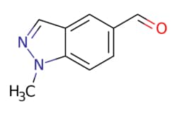 eMolecules​&nbsp;Pharmablock / 1-methyl-1H-indazole-5-carbaldehyde / 100mg / 551202841 / PB03654 / 0.000 / 872607-89-1 / MFCD11109365 / 160.176 / C9H8N2O