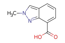 eMolecules​&nbsp;Pharmablock / 2-methyl-2H-indazole-7-carboxylic acid / 50mg / 551196739 / PB02615 / 0.000 / 1234615-75-8 / MFCD15071445 / 176.175 / C9H8N2O2