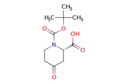 eMolecules​&nbsp;Pharmablock / (2S)-1-tert-butoxycarbonyl-4-oxo-piperidine-2-carboxylic acid / 250mg / 551142179 / PBN20121799 / 0.000 / 198646-60-5 / MFCD03094867 / 243.259 / C11H17NO5