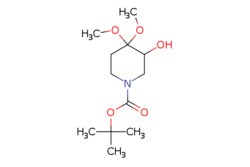 eMolecules​&nbsp;Pharmablock / tert-butyl 3-hydroxy-44-dimethoxypiperidine-1-carboxylate / 100mg / 551078856 / PB06073 / 0.000 / 841286-80-4 / MFCD22493470 / 261.318 / C12H23NO5