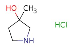 eMolecules​ 921592-91-8 | Pharmablock | 3-methylpyrrolidin-3-ol hydrochloride
