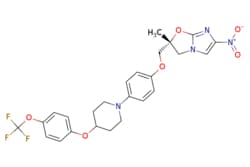 eMolecules​&nbsp;Ambeed / (R)-2-Methyl-6-nitro-2-((4-(4-(4-(trifluoromethoxy)phenoxy)piperidin-1-yl)phenoxy)methyl)-23-dihydroimidazo[21-b]oxazole / 1mg / 534568370 / A493940 /  / 681492-22-8 / MFCD18251539 / 534.492 / C25H25F3N4O6