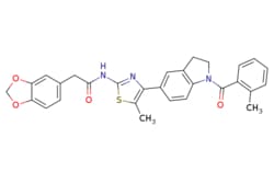 eMolecules​ 846557-71-9 | Ambeed | 2-(Benzo[d][13]dioxol-5-yl)-N-(5-methyl-4-(1-(2-methylbenzoyl)indolin-5-yl)thiazol-2-yl)acetamide