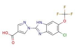 eMolecules​ 1193383-09-3 | Ambeed | 1-(6-Chloro-5-(trifluoromethoxy)-1H-benzo[d]imidazol-2-yl)-1H-pyrazole-4-carboxylic