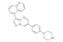 eMolecules​ 1432597-26-6 | Ambeed | 5-(6-(4-(Piperazin-1-yl)phenyl)pyrazolo[15-a]pyrimidin-3-yl)quinoline